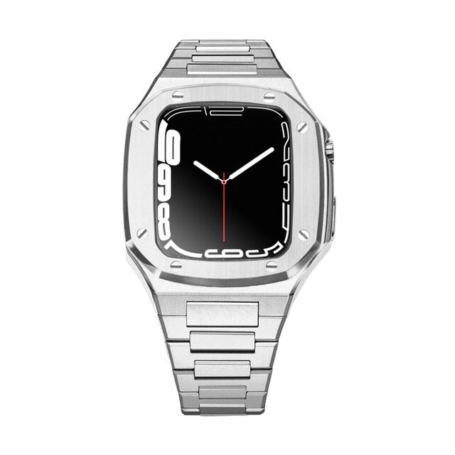 Coque et bracelet Apple Watch Acier inoxydable – l'atelier connecté